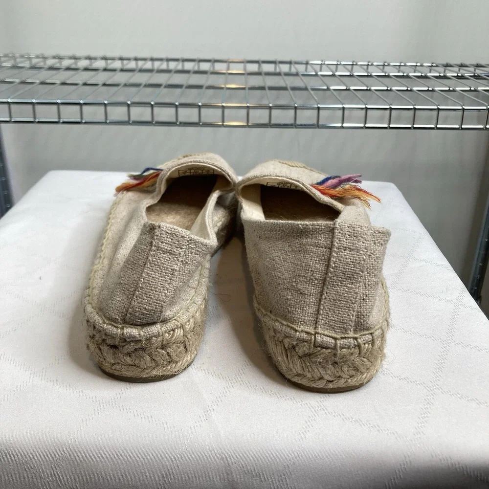 Soludos Women's Pride Rainbow Smoking Slipper Espadrilles Size 7 Boho Chic‎ Ally